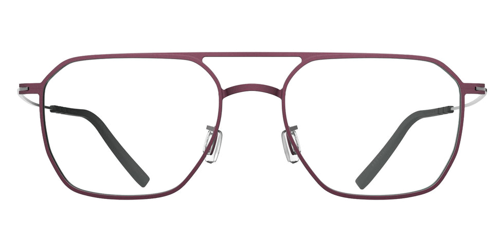 Blackfin® DAVENPORT BLF DAVENPORT DAMASCUS BURGUNDY/SATIN SILVER 1855 56 Eyeglasses - DAMASCUS BURGUNDY/SATIN SILVER 1855