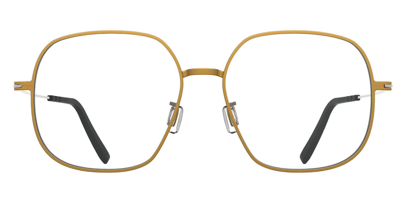 Blackfin® DEL MAR BLF DEL MAR OCHRE YELLOW/SHINY SILVER 1759 56 Eyeglasses - OCHRE YELLOW/SHINY SILVER 1759