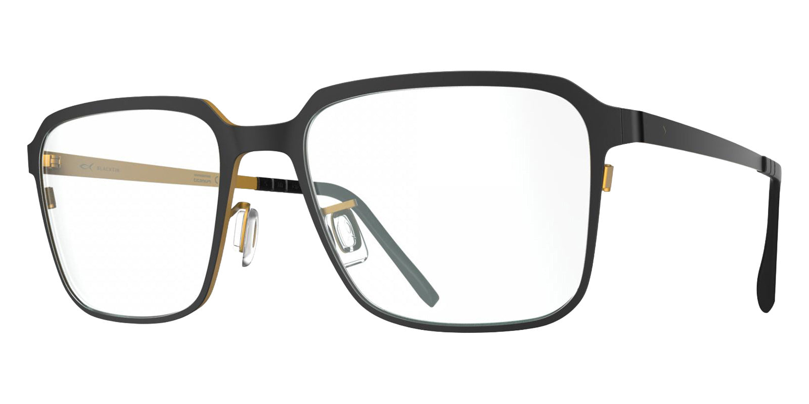 Blackfin® DUNMORE Eyeglasses BLF DUNMORE OP 1961 54 - Black Ink/Ochre Yellow