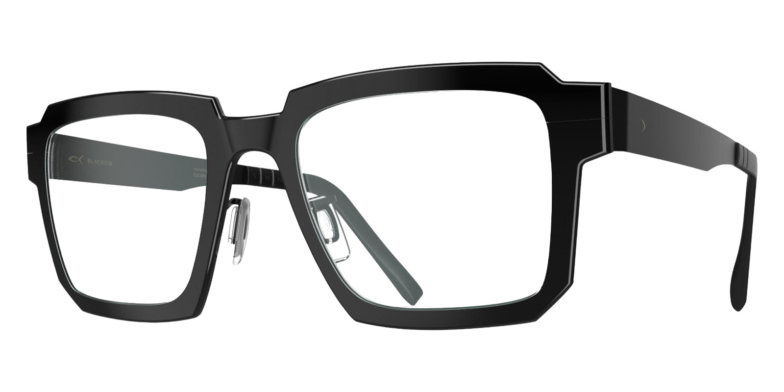 Blackfin® FLATIRON Eyeglasses BLF FLATIRON OP 1622 53 - Shiny Black Gold/Blackfin Black