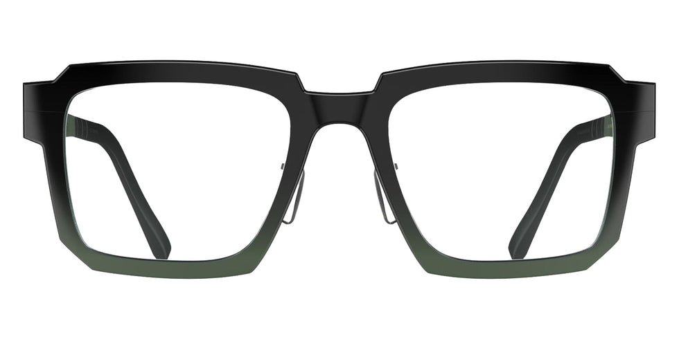 Blackfin® FLATIRON Eyeglasses BLF FLATIRON OP 1985 53 - Shiny Black Gold/Avocado Green