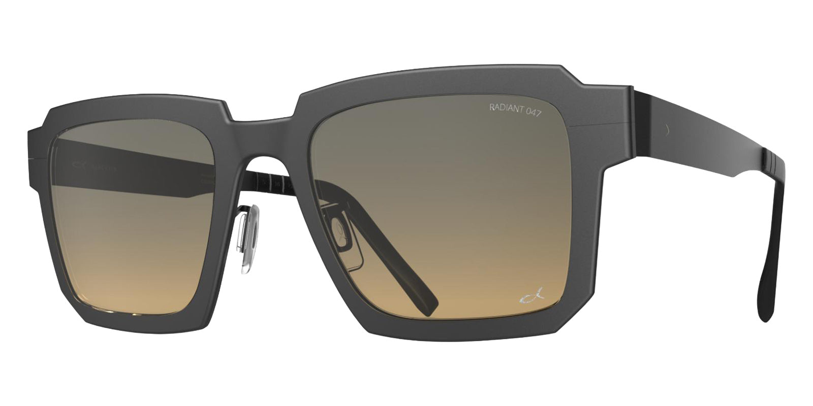 Blackfin® FLATIRON Sunglasses BLF FLATIRON Sun 1843/R047 53 - Silk Feel Lava Gray/R047