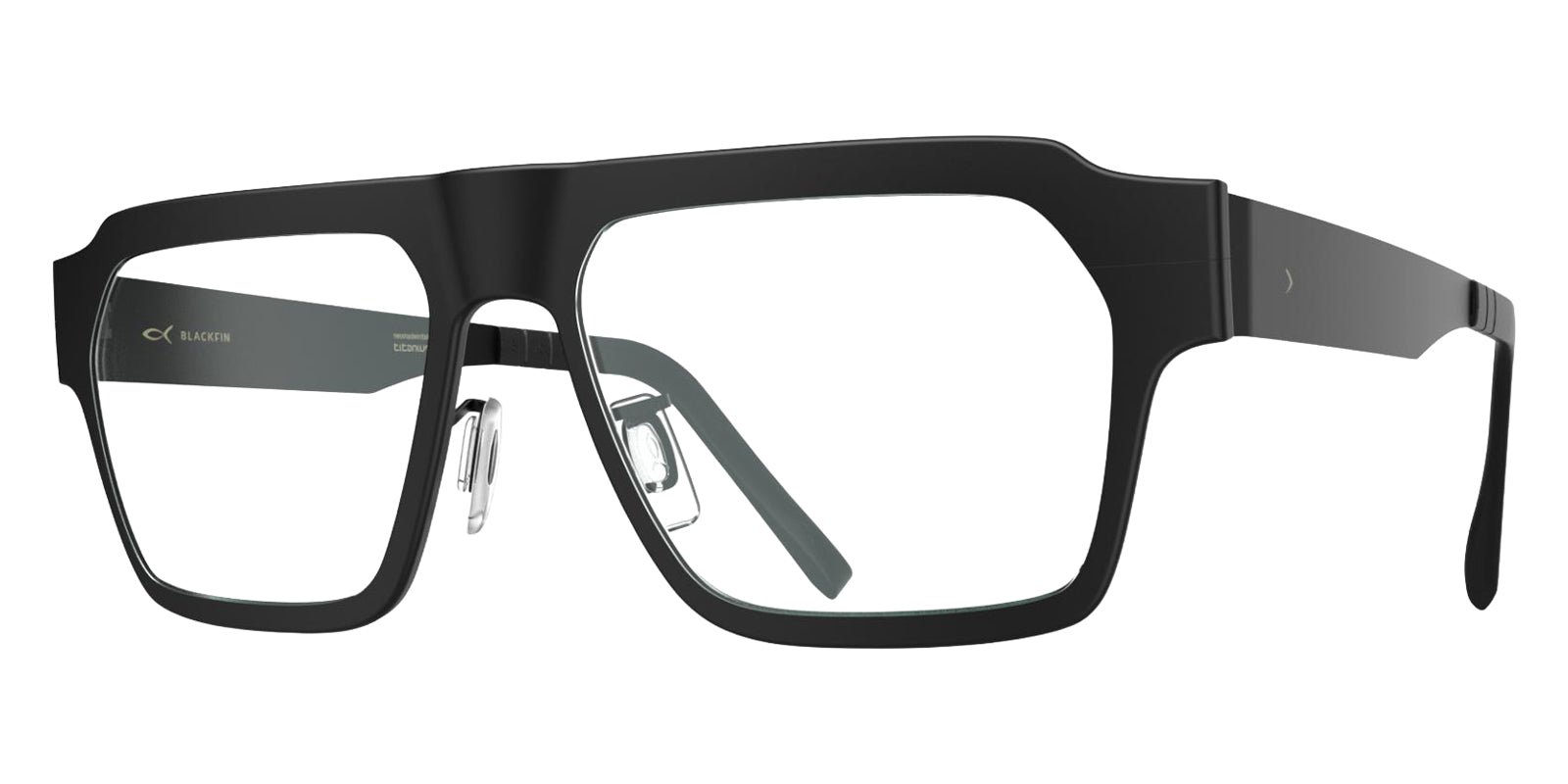 Blackfin® GOTHAM Eyeglasses - SILK FEEL MATT BLACK 1845