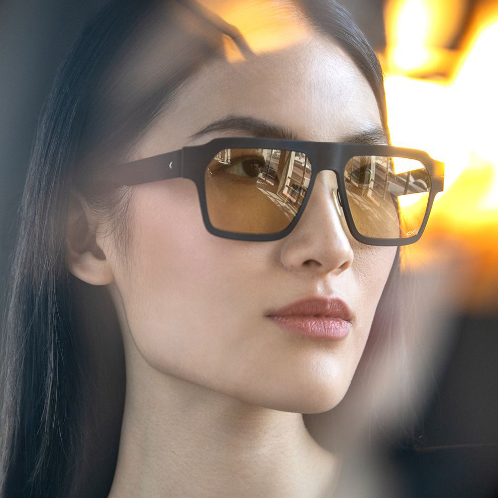 Blackfin® GOTHAM Sunglasses - SILK FEEL MATT BLACK 1845