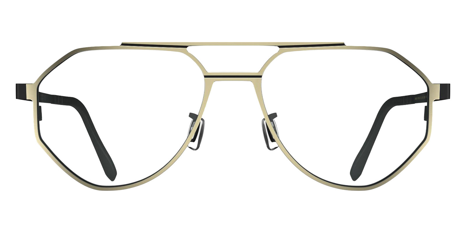 Blackfin® HAMILTON Eyeglasses BLF HAMILTON OP 1857 55 - Satin Light Gold/Blackfin Black