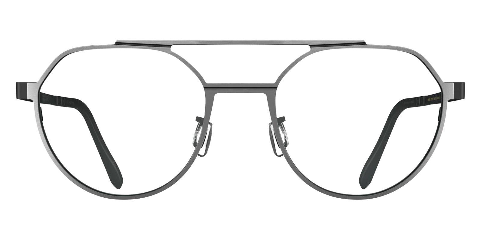 Blackfin® HAYMAN Eyeglasses BLF HAYMAN OP 1462 52 - Blackfin Black/Satin Silver