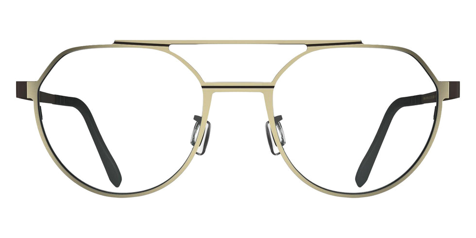 Blackfin® HAYMAN Eyeglasses BLF HAYMAN OP 1972 52 - Satin Light Gold/Nut Dark Brown