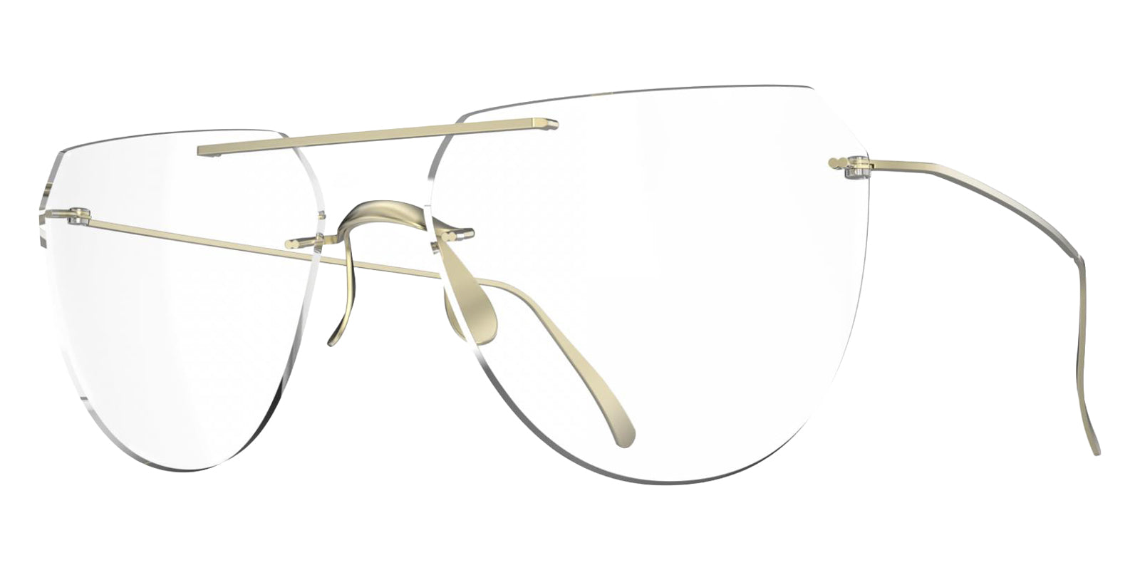Blackfin® INFINITY 02 Eyeglasses - BRUSHED LIGHT GOLD 1777