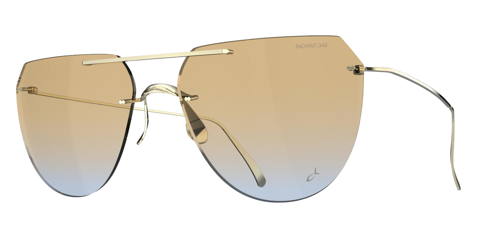 Blackfin® INFINITY 02 Sunglasses - SHINY LIGHT GOLD/R048 1806