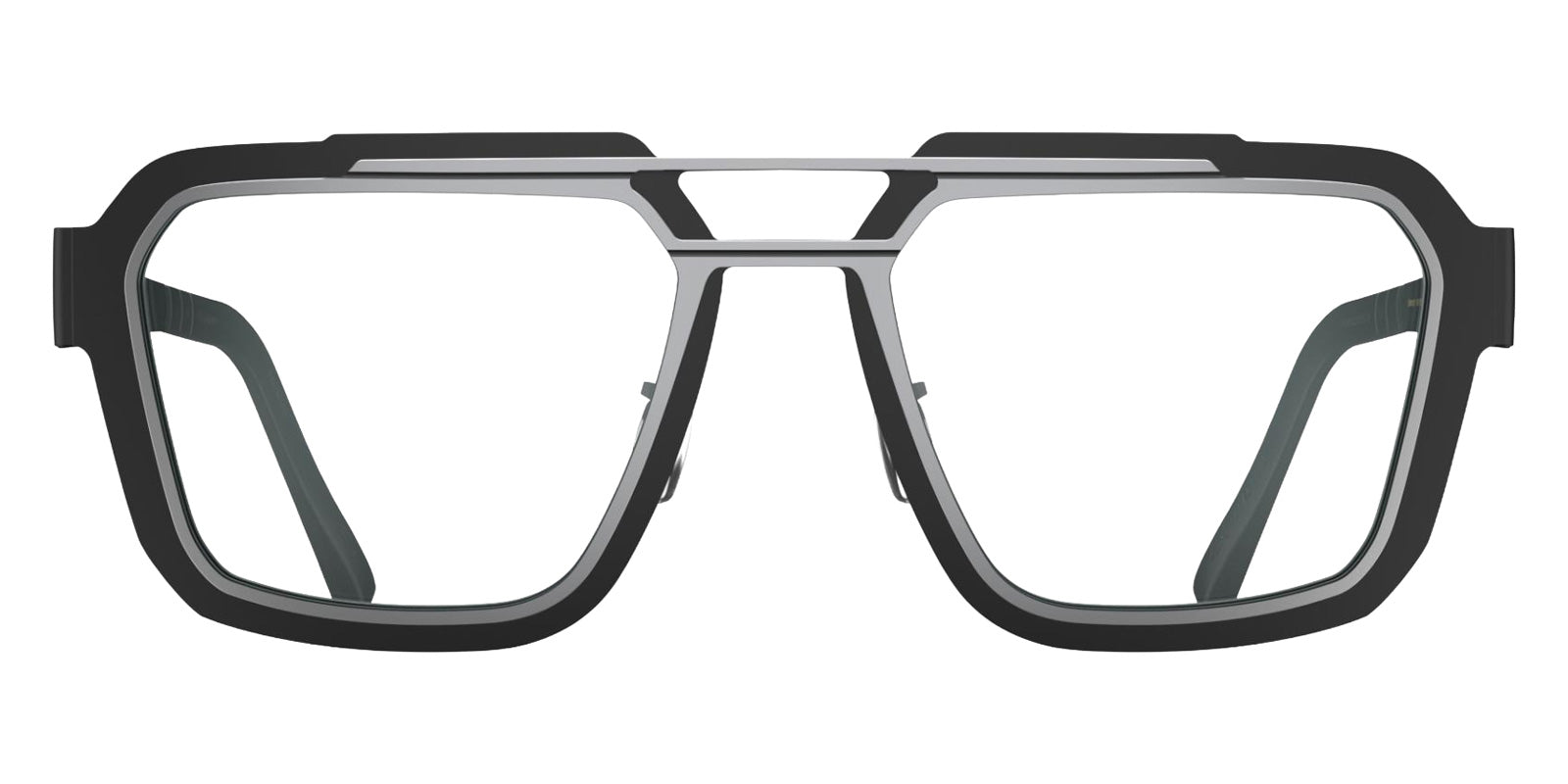 Blackfin® IRON HARBOR BLF IRON HARBOR BLACKFIN BLACK/SATIN SILVER 1462 56 Eyeglasses - BLACKFIN BLACK/SATIN SILVER 1462
