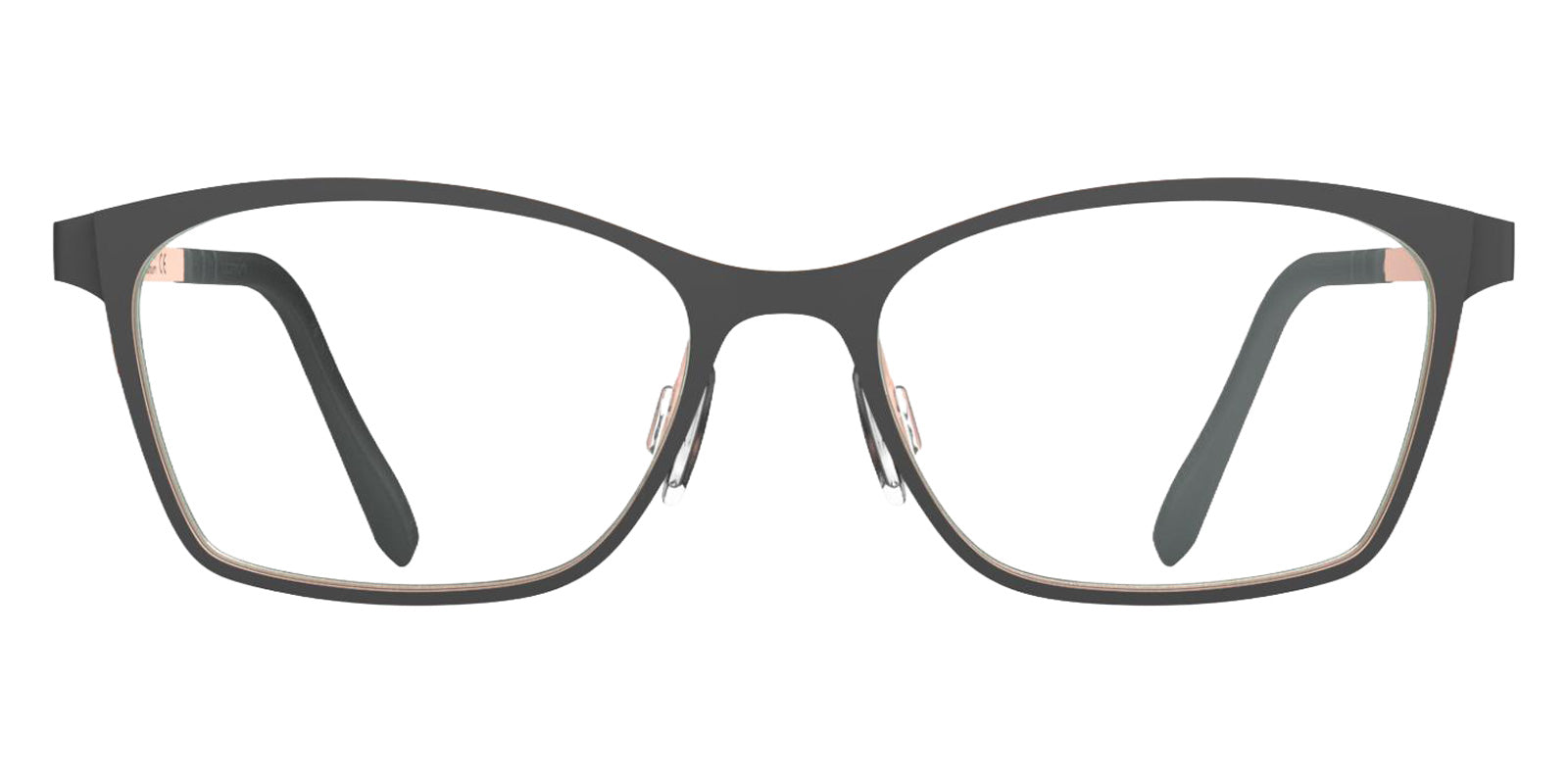 Blackfin® LONG ISLAND Eyeglasses BLF LONG ISLAND OP 1826 49 - Smoky Brown/Blush Pink