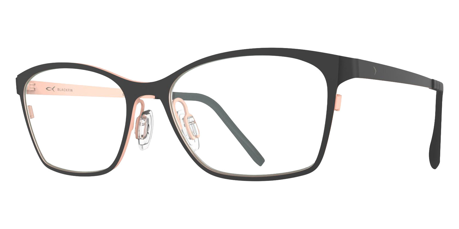 Blackfin® LONG ISLAND Eyeglasses BLF LONG ISLAND OP 1826 49 - Smoky Brown/Blush Pink