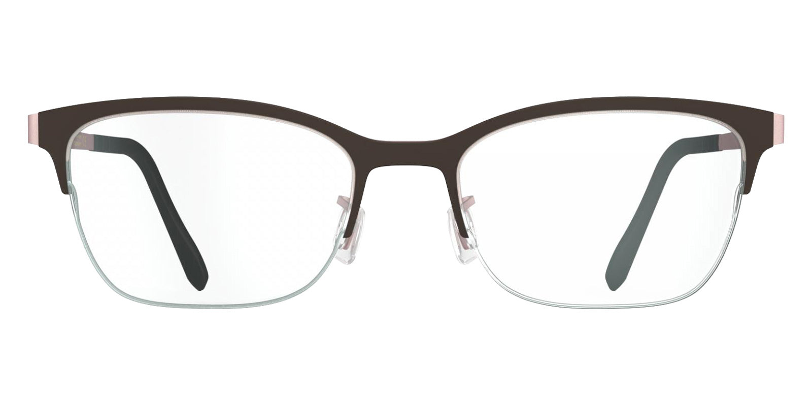 Blackfin® MADELINE Eyeglasses BLF MADELINE OP 1168 52 - Nut Dark Brown/Powder Pink