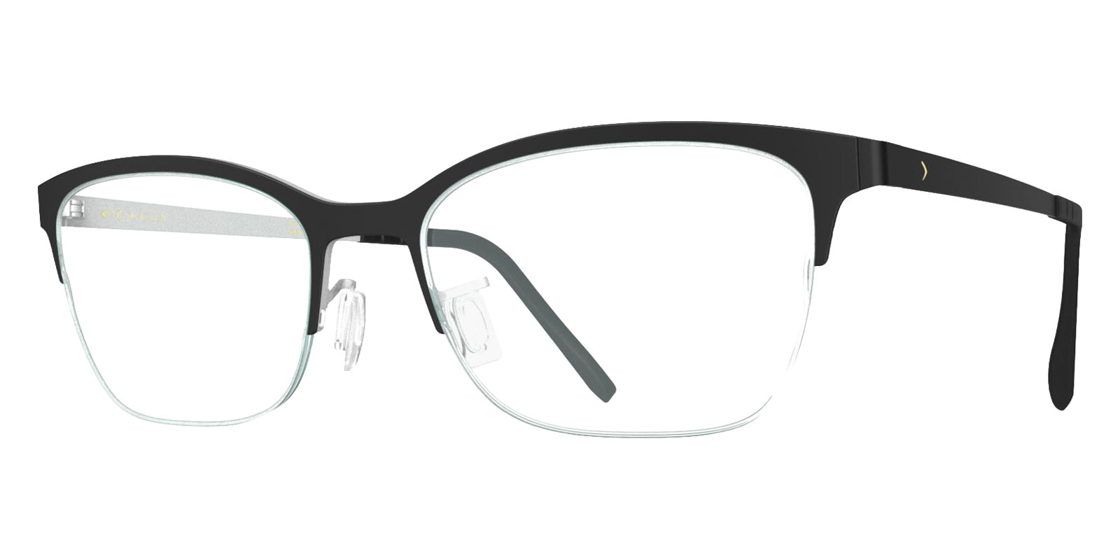 Blackfin® MADELINE Eyeglasses BLF MADELINE OP 1741 52 - Matt Black/Silk White