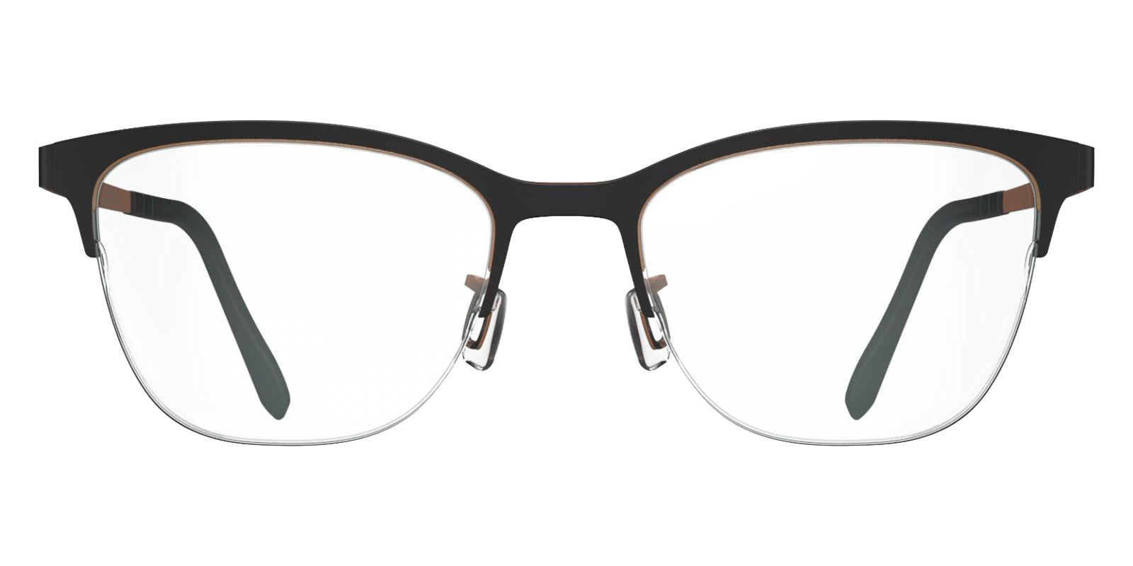 Blackfin® MADELINE Eyeglasses BLF MADELINE OP 1744 52 - Matt Black/Coin Copper