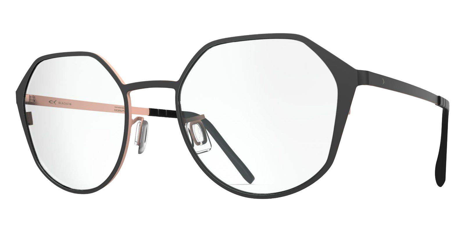 Blackfin® MARIN BLF MARIN SMOKY BROWN/BLUSH PINK 1826 53 Eyeglasses - SMOKY BROWN/BLUSH PINK 1826