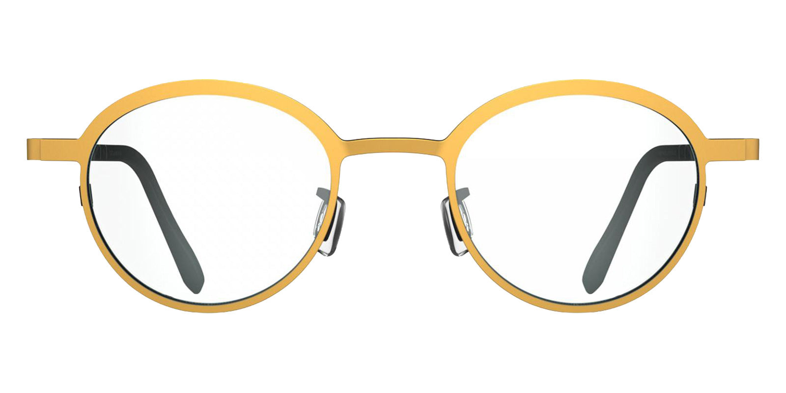 Blackfin® MERCER Eyeglasses BLF MERCER OP 1924 45 - Ochre Yellow/Black Ink