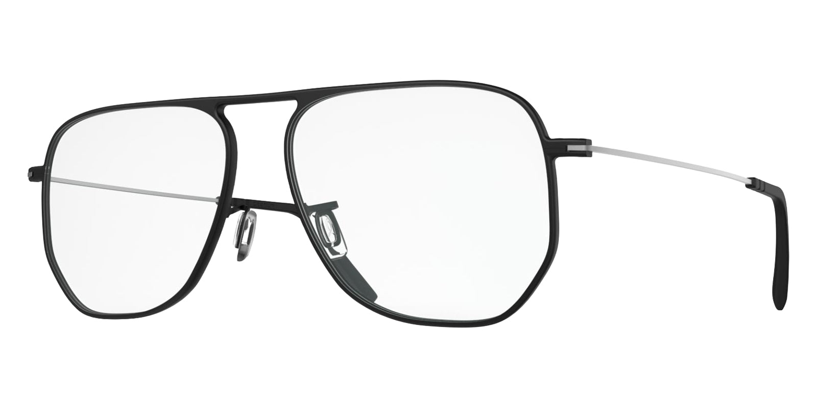 Blackfin® MONTECITO Eyeglasses - BLACKFIN BLACK/SATIN SILVER 1852
