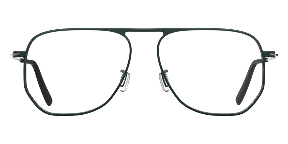 Blackfin® MONTECITO Eyeglasses - HUNTER GREEN/BRUSHED SILVER 1707