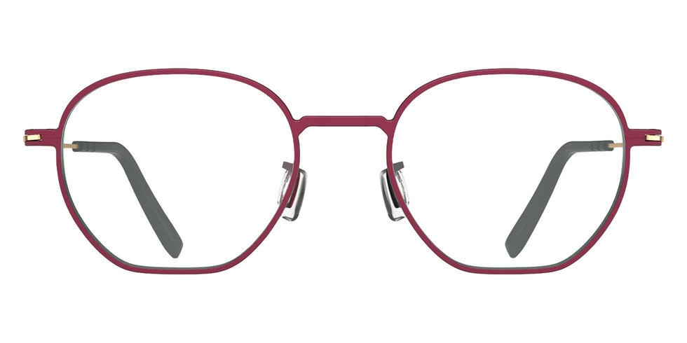 Blackfin® NILES Eyeglasses BLF NILES OP 1984 48 - Burgundy Red/Shiny Oxide Orange
