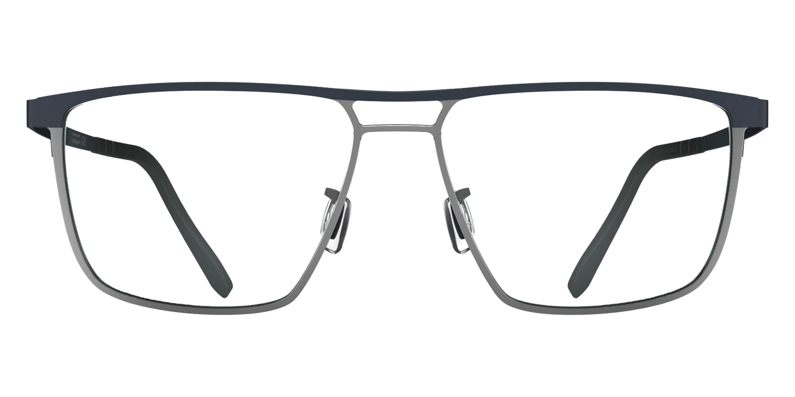 Blackfin® OCEANCREST Eyeglasses - STORM NAVY BLUE/SATIN SILVER 1766
