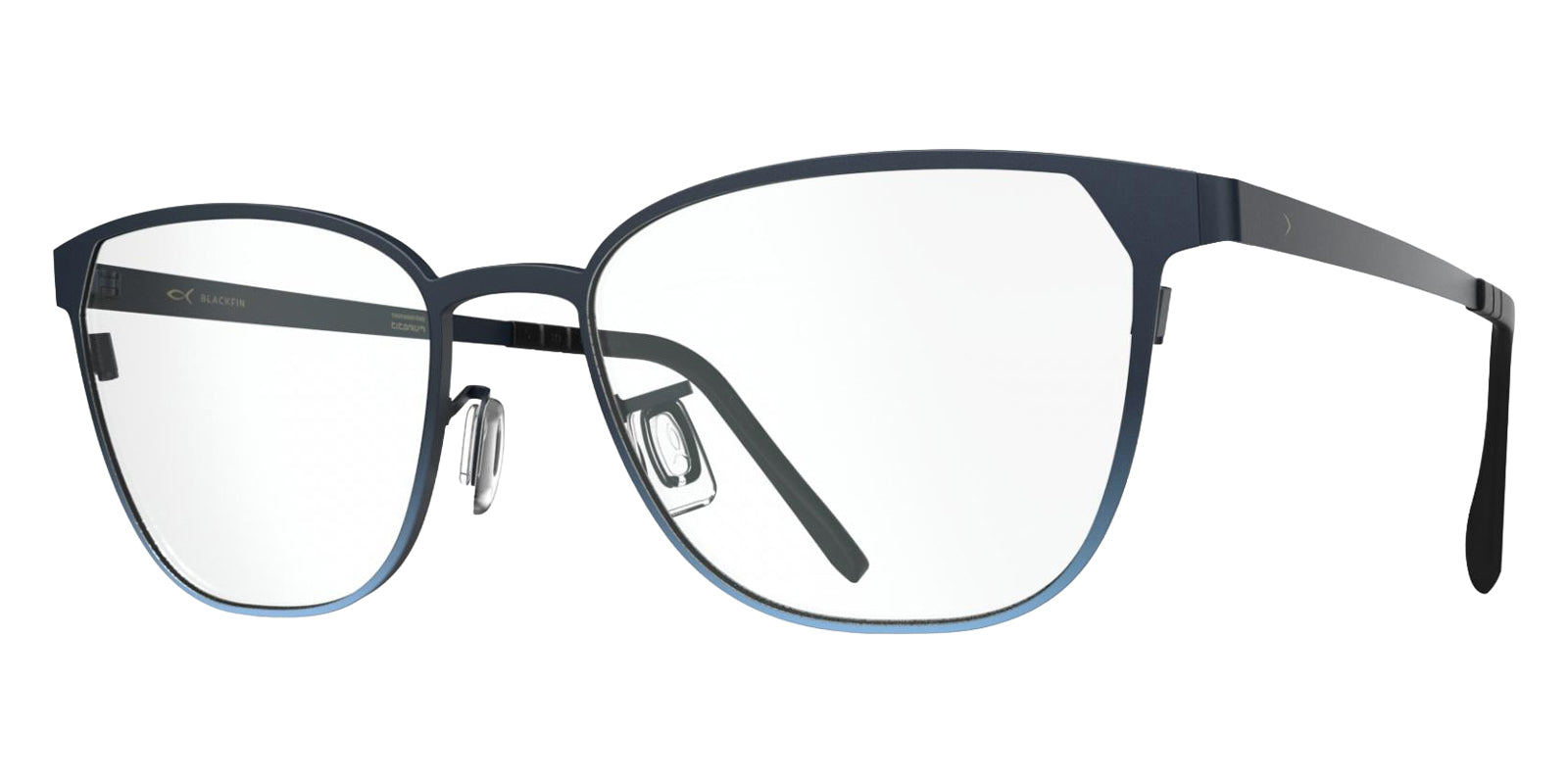 Blackfin® ROSLYN Eyeglasses - STORM NAVY BLUE/ARTIC BLUE 1668
