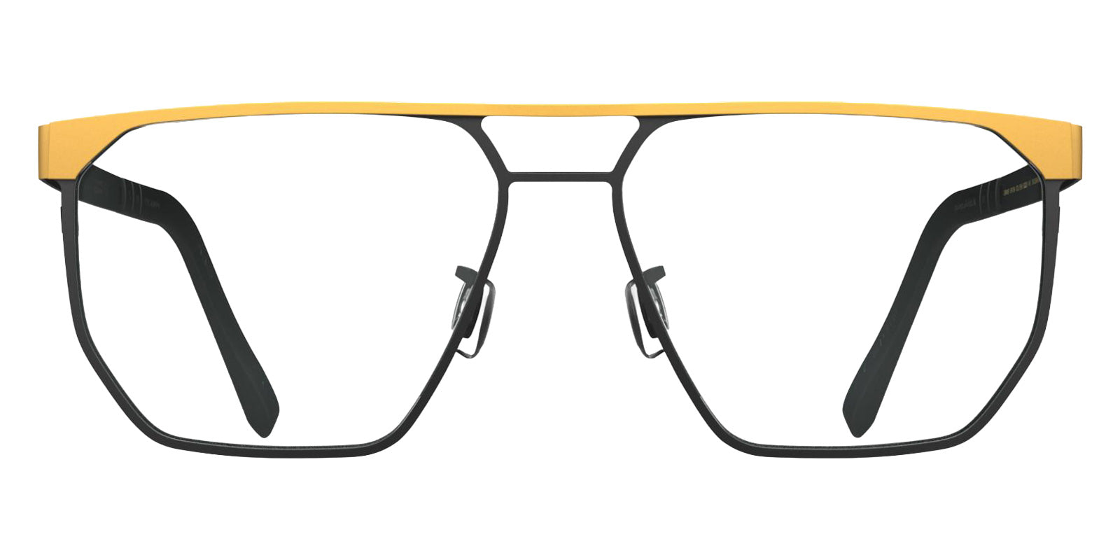 Blackfin® SANDPOINT BLF SANDPOINT OCHRE YELLOW/LAVA GRAY 1918 58 Eyeglasses - OCHRE YELLOW/LAVA GRAY 1918