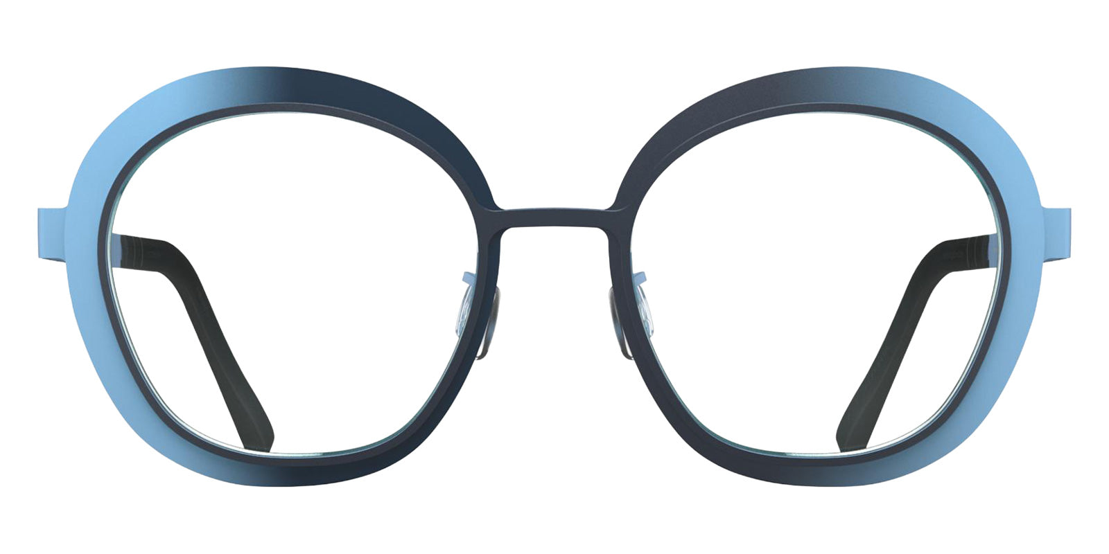 Blackfin® SANDY HOOK BLF SANDY HOOK ARTIC BLUE/STORM NAVY BLUE 1946 53 Eyeglasses - ARTIC BLUE/STORM NAVY BLUE 1946