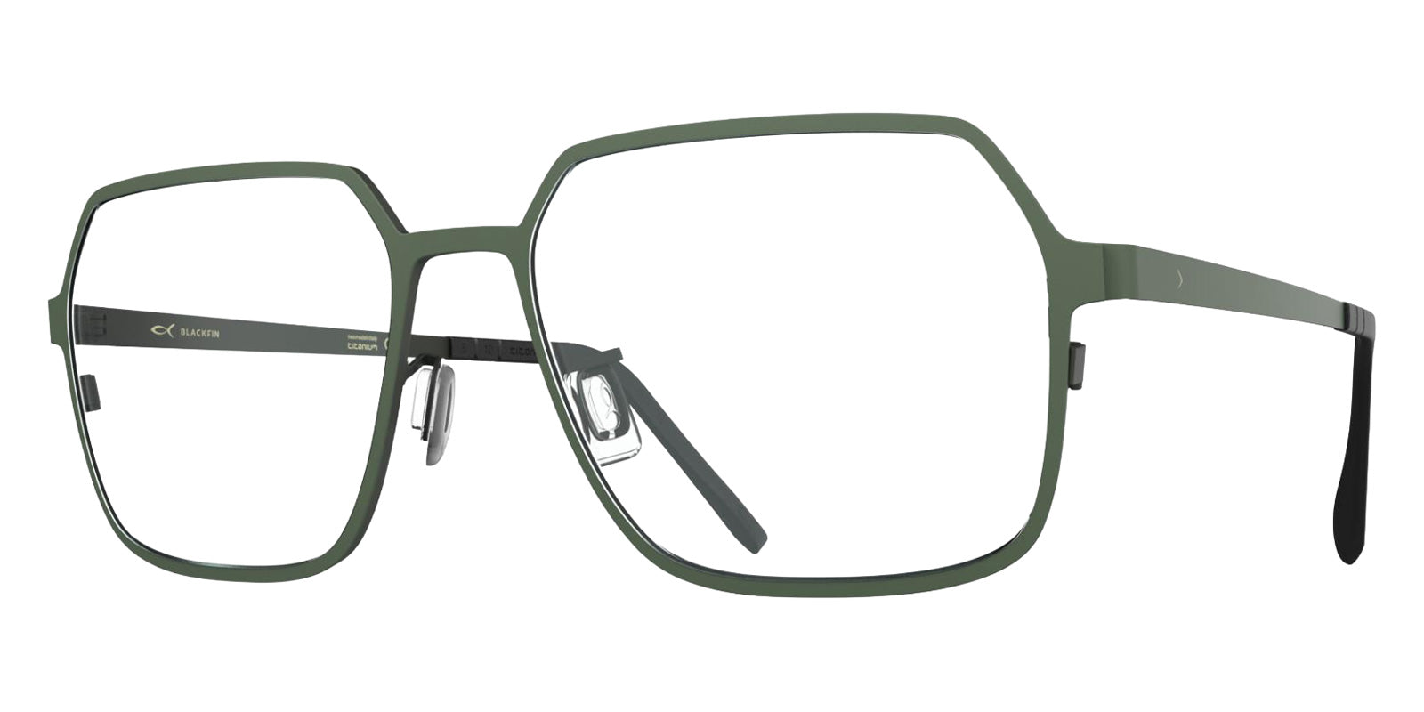 Blackfin® STINSON BLF STINSON AVOCADO GREEN/EBONY BLACK 1916 56 Eyeglasses - AVOCADO GREEN/EBONY BLACK 1916
