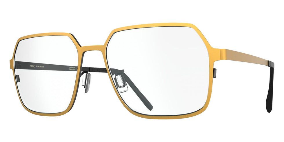 Blackfin® STINSON BLF STINSON OCHRE YELLOW/BLACK INK 1924 56 Eyeglasses - OCHRE YELLOW/BLACK INK 1924