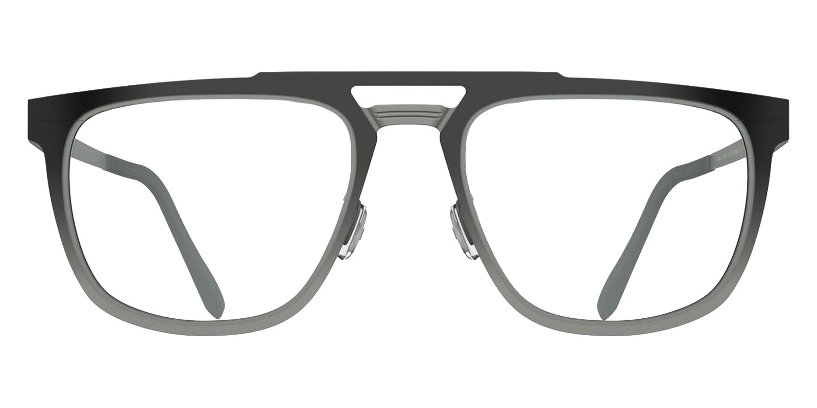 Blackfin® TUCKER Eyeglasses BLF TUCKER OP 1988 54 - Shiny Black Gold/Cosmic Gray
