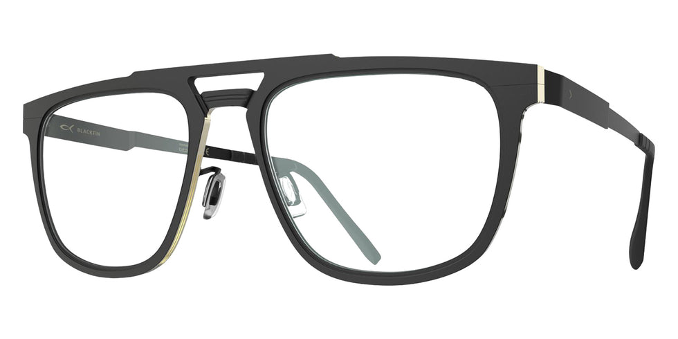 Blackfin® TUCKER Eyeglasses BLF TUCKER OP 1989 54 - Blackfin Black/Shiny Light Gold