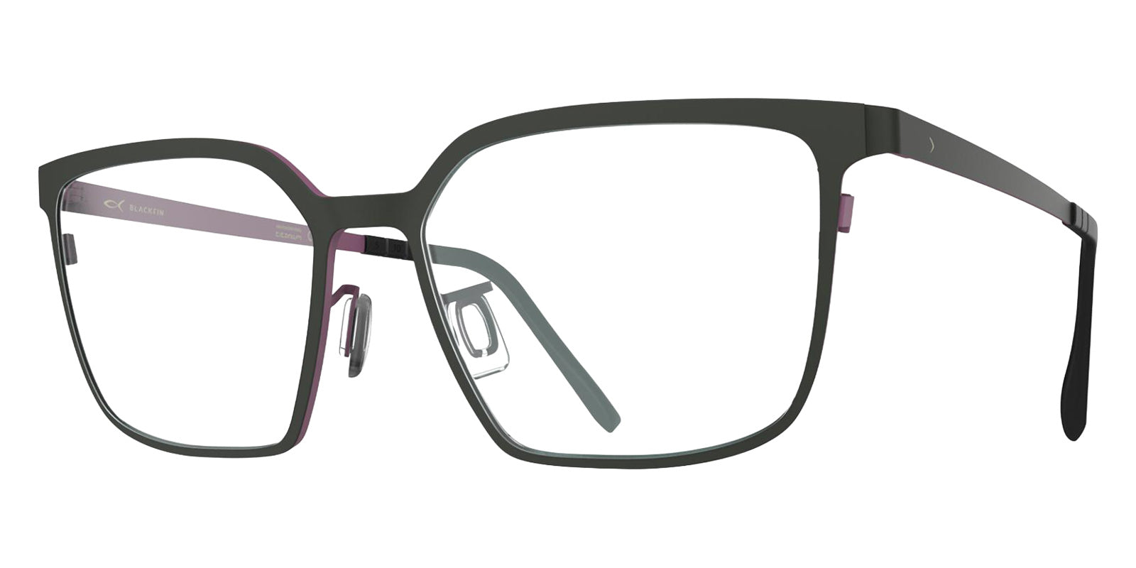 Blackfin® TULUM Eyeglasses BLF TULUM OP 1966 53 - Ebony Black/Nectar Grape