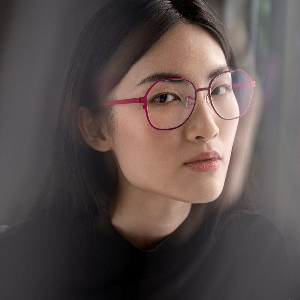 Blackfin® VENICE Eyeglasses - ORCHID PINK/DAMASCUS BURGUNDY 1867