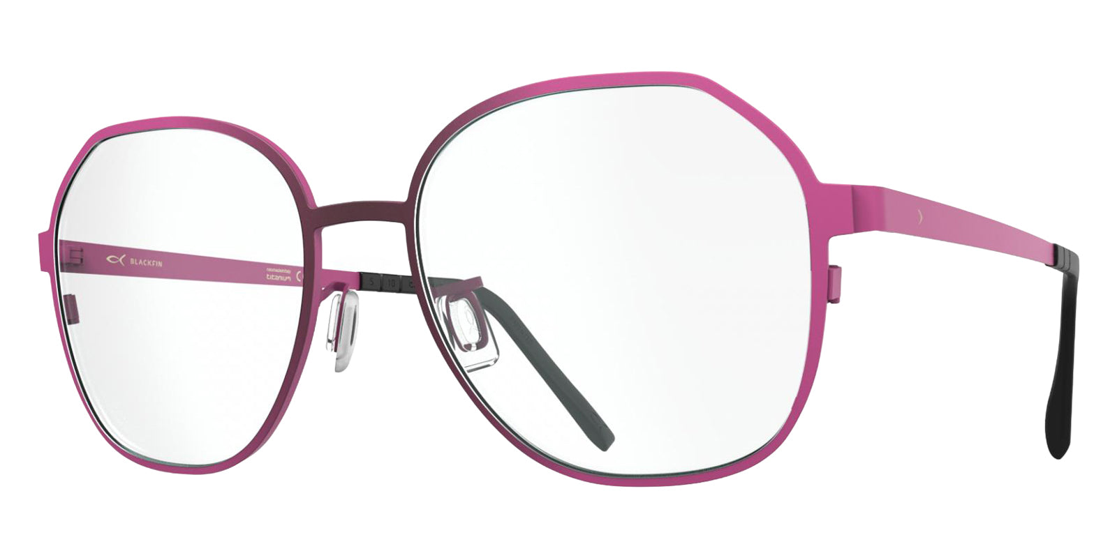 Blackfin® VENICE Eyeglasses - ORCHID PINK/DAMASCUS BURGUNDY 1867