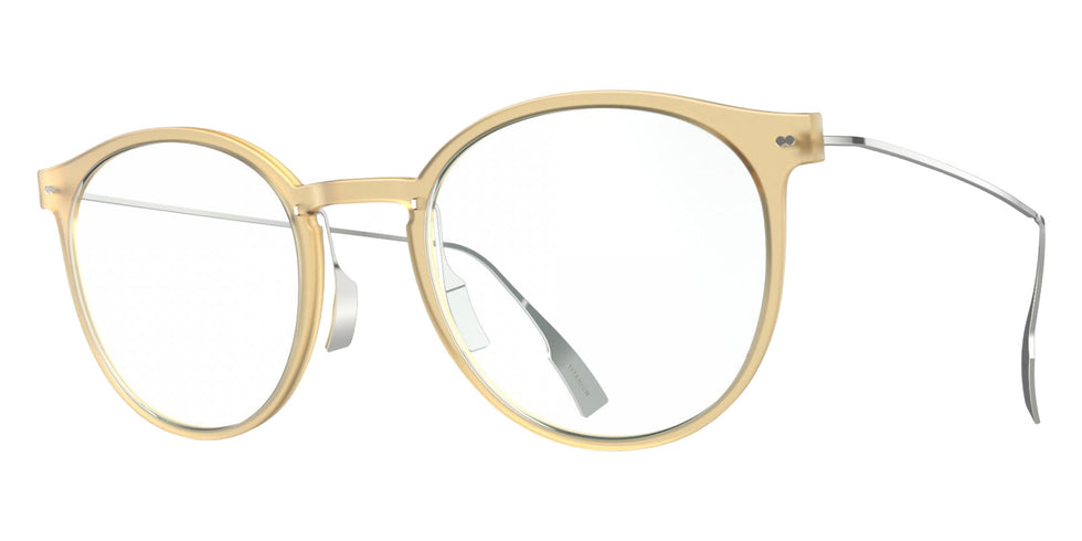 Blackfin® VITRA F2-D1 Eyeglasses BLF VITRA F2-D1 OP 19371788 48 - Matte Honey Gold/Shiny Silver