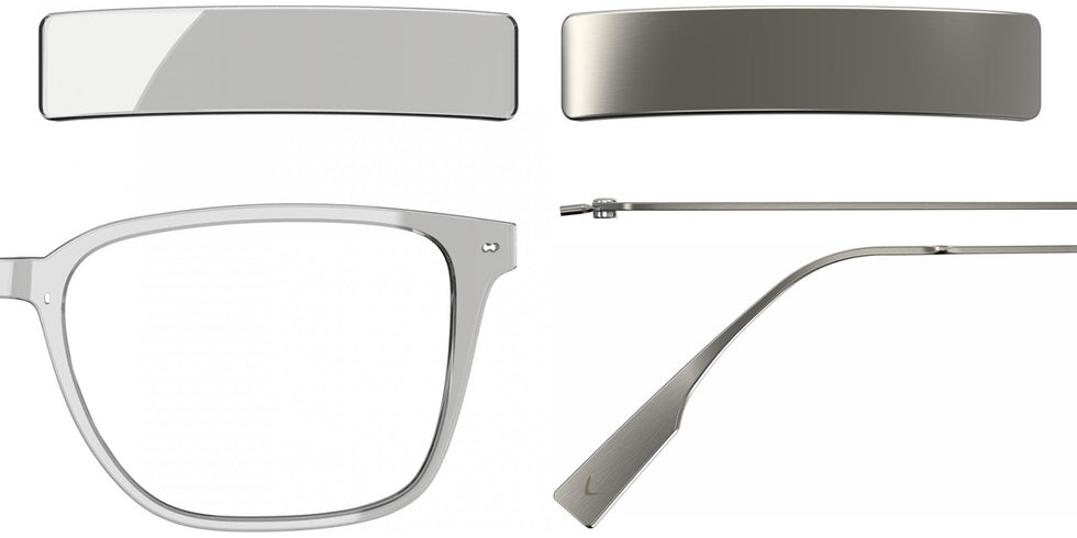 Blackfin® VITRA F3-D1 Eyeglasses BLF VITRA F3-D1 OP 19321942 56 - Shiny Driftwood Gray/Brushed Silver