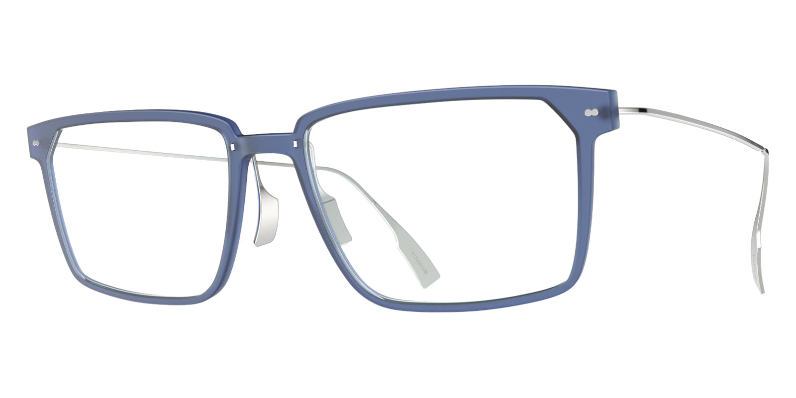Blackfin® VITRA F4-D1 Eyeglasses BLF VITRA F4-D1 OP 19271788 54 - Matte Classic Blue/Shiny Silver