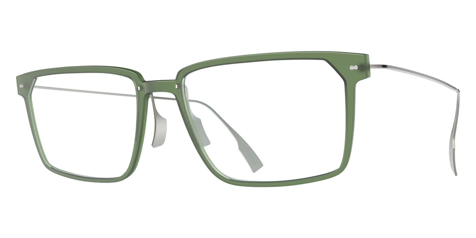 Blackfin® VITRA F4-D1 Eyeglasses BLF VITRA F4-D1 OP 19311942 54 - Matte Cedar Green/Brushed Silver