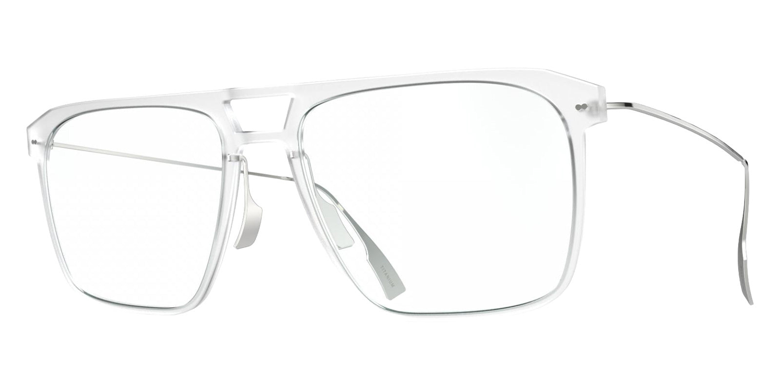 Blackfin® VITRA F5-D1 Eyeglasses BLF VITRA F5-D1 OP 19351788 58 - Matte Crystal/Shiny Silver