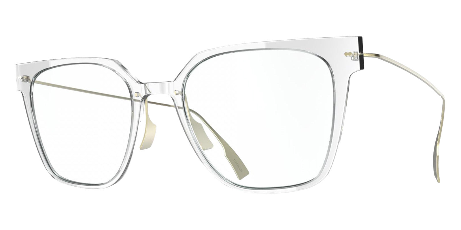 Blackfin® VITRA F6-D1 Eyeglasses BLF VITRA F6-D1 OP 19341777 53 - Shiny Crystal/Brushed Light Gold