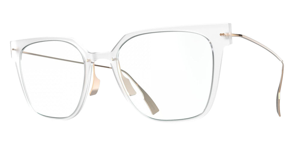 Blackfin® VITRA F6-D1 Eyeglasses BLF VITRA F6-D1 OP 19351809 53 - Matte Crystal/Shiny Amber Gold