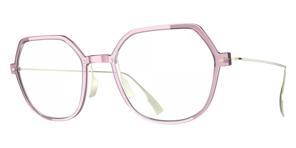 Blackfin® VITRA F7-D1 Eyeglasses BLF VITRA F7-D1 OP 19401777 53 - Shiny Prism Pink/Brushed Light Gold