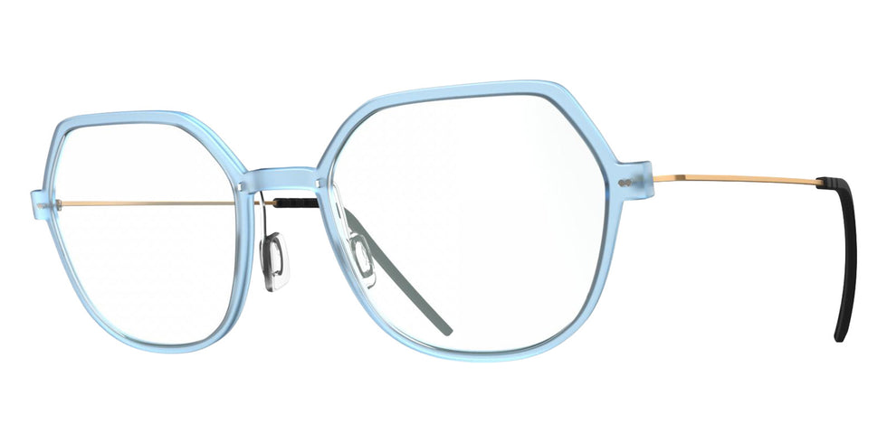 Blackfin® VITRA F7-D2 Eyeglasses BLF VITRA F7-D2 OP 19291943 53 - Matte Sky Blue/Shiny Oxide Orange