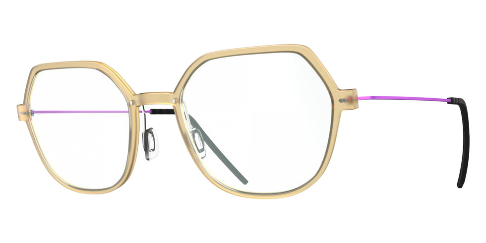Blackfin® VITRA F7-D2 Eyeglasses BLF VITRA F7-D2 OP 19371800 53 - Matte Honey Gold/Oxide Purple