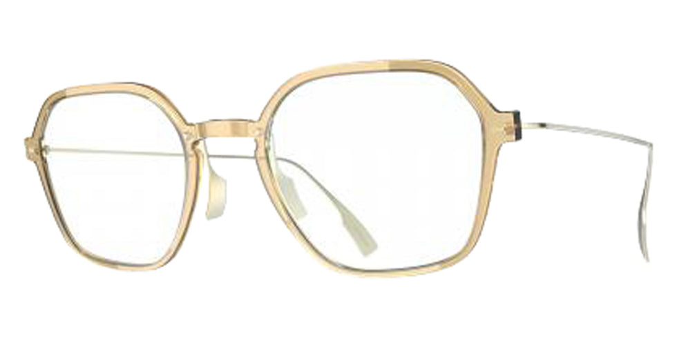 Blackfin® VITRA F8-D1 Eyeglasses BLF VITRA F8-D1 OP 19361777 50 - Shiny Honey Gold/Brushed Light Gold