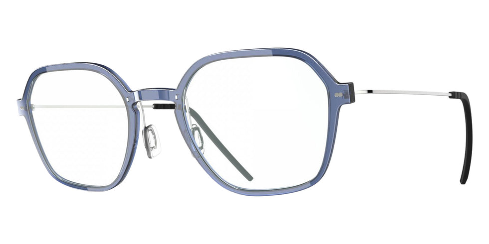 Blackfin® VITRA F8-D2 Eyeglasses BLF VITRA F8-D2 OP 19261788 50 - Shiny Classic Blue/Shiny Silver