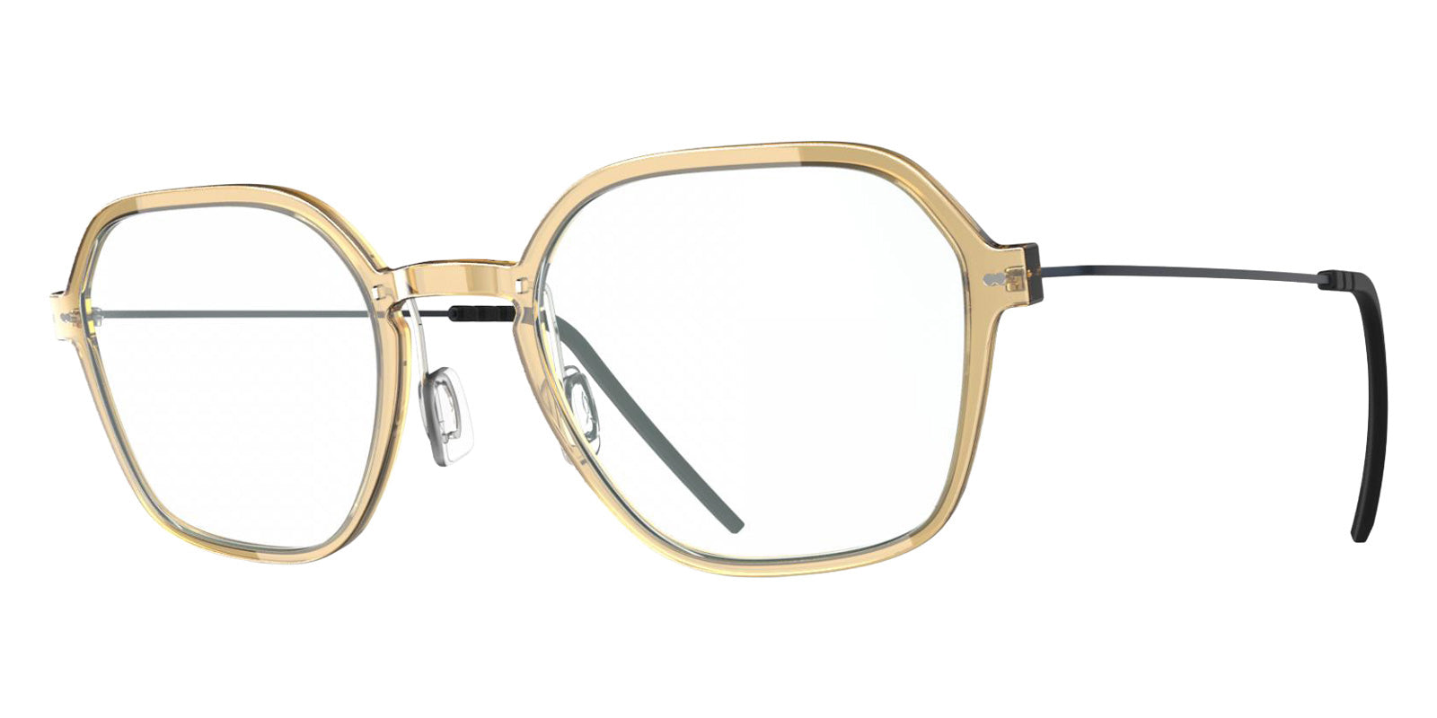 Blackfin® VITRA F8-D2 Eyeglasses BLF VITRA F8-D2 OP 19361792 50 - Shiny Honey Gold/Storm Navy Blue