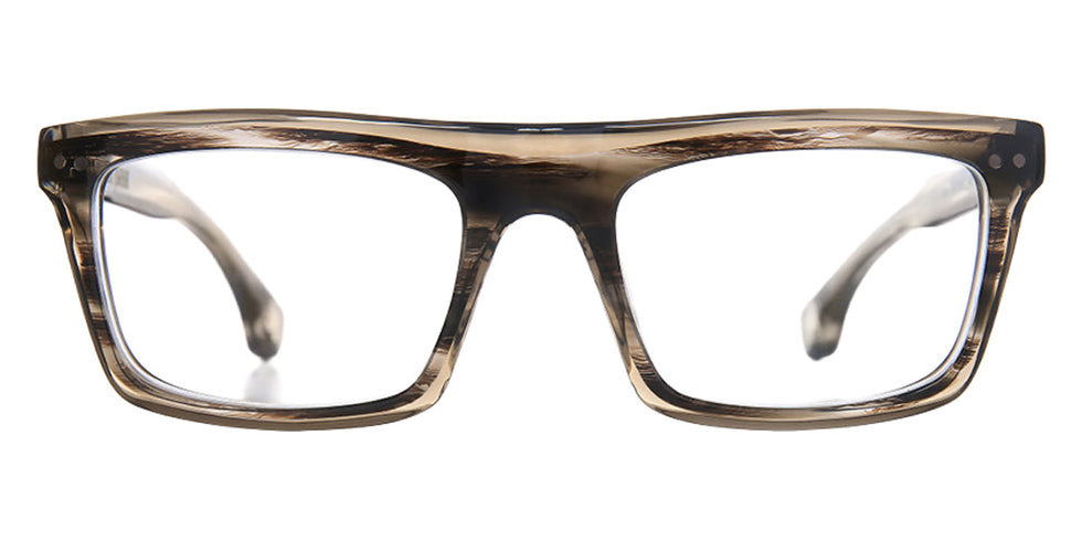 Blake Kuwahara® Meyer Eyeglasses - Grey Horn