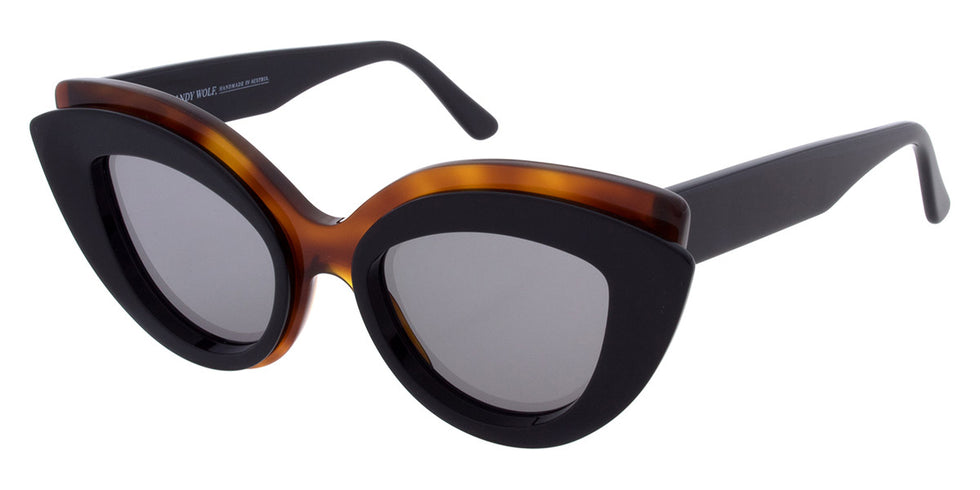 Andy Wolf® Blossom Sun ANW Blossom Sun 03 53 - Black/Orange Sunglasses